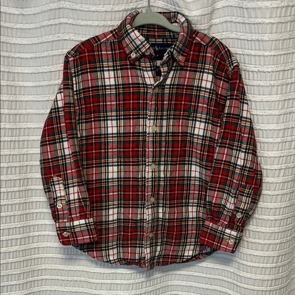Polo Ralph Lauren Other - Polo by Ralph Lauren Kids Red and White Plaid Button Down Shirt